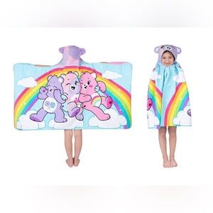 Care Bears Colorful Hooded Towel